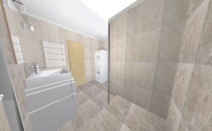kúpeľňa so sprchovým kútom